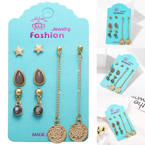 Geometric Pierced Earrings